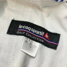 LECOQ GOLF ルコックゴルフ ストレッチパンツ ストライプ柄 グレー系 79 [240101184970] ゴルフウェア メンズ_画像3