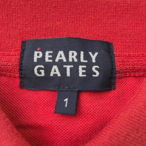 【1円】PEARLY GATES パーリーゲイツ 半袖ポロシャツ ワッペン レッド系 1 [240001921714] レディースの画像6