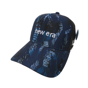 【新品】NEW ERA ニューエラ メッシュキャップ 総柄 ネイビー系 [240101188933] ゴルフウェア