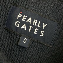 【1円】PEARLY GATES パーリーゲイツ 長袖ポロシャツ ネイビー系 0 [240101132887] レディース_画像3