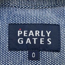 【1円】PEARLY GATES パーリーゲイツ 長袖ポロシャツ ネイビー系 0 [240101144699] レディース_画像3