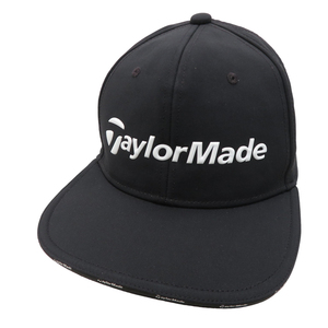 TAYLOR MADE テーラーメイド 平つば キャップ ブラック系 フリー(57-59cm) [240101187837] ゴルフウェア