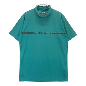 【1円】CALLAWAY キャロウェイ ハイネック半袖Tシャツ グリーン系 M [240001998681] メンズ