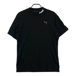 PUMA GOLF プーマゴルフ 2022年モデル モックネック 半袖Tシャツ ブラック系 L [240101184887] ゴルフウェア メンズ