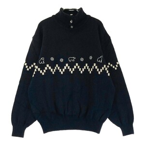 MUNSING WEAR マンシングウェア タートルネック 長袖ニットセーター ブラック系 M [240101188720] ゴルフウェア レディース