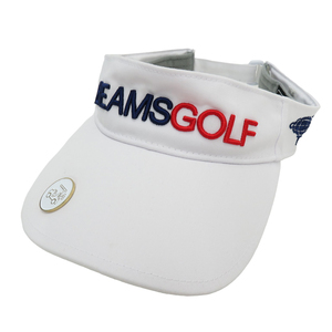 BEAMS GOLF ビームスゴルフ サンバイザー ホワイト系 [240101186257] ゴルフウェア