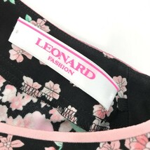 LEONARD レオナール 24ss カタログ掲載品 ワンピース 花柄 ブラック系 3 [240003000846] レディース_画像7