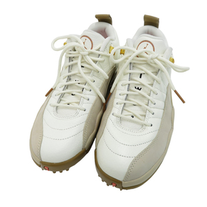 NIKE GOLF ナイキゴルフ DM9016-109 ゴルフシューズ エアジョーダン12 ベージュ系 25 [240101183123] ゴルフウェア メンズ