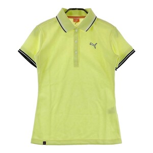 PUMA GOLF プーマゴルフ 半袖ポロシャツ イエロー系 M [240101188560] ゴルフウェア レディース