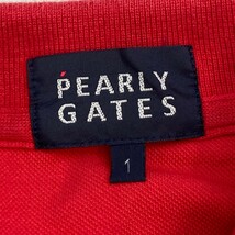 PEARLY GATES パーリーゲイツ 半袖ポロシャツ レッド系 1 [240101182507] ゴルフウェア レディース_画像3