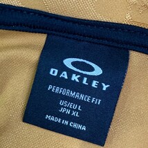 OAKLEY オークリー FOA405719/2023年モデル パーカー スカル刺繍 カモフラ柄 イエロー系 XL [240101189977] ゴルフウェア メンズ_画像5