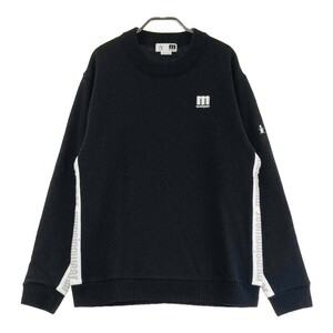 MUNSING WEAR マンシングウェア MEMQJL03 長袖ニットセーター ブラック系 LL [240101190291] ゴルフウェア メンズ