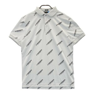 J.LINDEBERG J Lindberg polo-shirt with short sleeves total pattern gray series M [240101191116] Golf wear men's 