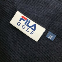 【1円】FILA GOLF フィラゴルフ 半袖ポロシャツ ボタンダウン 刺繍 ネイビー系 M [240001911774] メンズ_画像5