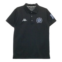 【1円】KAPPA GOLF カッパゴルフ 半袖ポロシャツ ブラック系 M [240001916389] メンズ_画像1