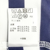 【1円】23区GOLF ニジュウサンクゴルフ 半袖ポロシャツ ボーダー ホワイト系 0 [240001916806] レディース_画像5