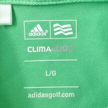 【1円】ADIDAS GOLF アディダスゴルフ 半袖ポロシャツ 総柄 グリーン系 L/G [240001919535] レディース_画像5