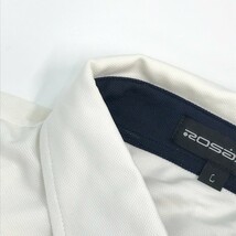 【1円】ROSASEN ロサーセン 半袖ポロシャツ ホワイト系 L [240001919984] メンズ_画像3