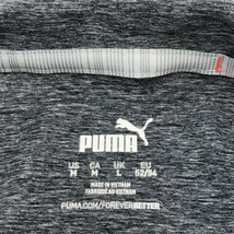 【1円】PUMA GOLF プーマゴルフ 599113-07 半袖ポロシャツ ロゴ 刺繍 ボーダー柄 グレー系 US M [240001920413] メンズ_画像6