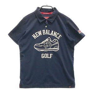 【1円】NEW BALANCE GOLF ニューバランスゴルフ 半袖ポロシャツ ネイビー系 1 [240001937939] レディース