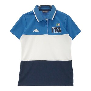 【1円】KAPPA GOLF カッパゴルフ 半袖ポロシャツ ブルー系 M [240001948592] レディース