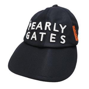 PEARLY GATES パーリーゲイツ キャップ メッシュ ネイビー系 FR [240101192741] ゴルフウェア