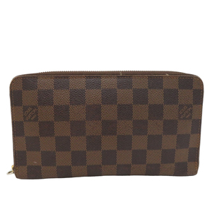 LOUIS VUITTON ルイ ヴィトン N60003/CA1194 財布 ジッピーオーガナイザー ダミエ ブラウン系 [240101184509] メンズ