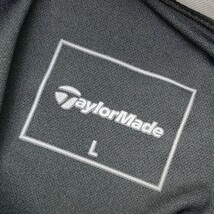 TAYLOR MADE テーラーメイド 2023年モデル 長袖ポロシャツ ブラック系 L [240101192170] ゴルフウェア メンズ_画像3