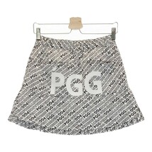 PGG PEARLY GATES パーリーゲイツ 2023年モデル プリーツスカート ロゴ総柄 ホワイト系 0 [240101193923] ゴルフウェア レディース_画像2