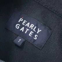 PEARLY GATES パーリーゲイツ 055-1161202 長袖ポロシャツ ネイビー系 1 [240101190109] ゴルフウェア レディース_画像4