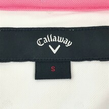 【1円】CALLAWAY キャロウェイ ハーフジップ長袖シャツ ホワイト系 S [240001964580] レディース_画像6