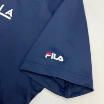 FILA GOLF フィラゴルフ ハイネック 半袖Tシャツ ネイビー系 3L [240101188668] ゴルフウェア メンズ_画像3