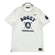 ROUGH&SWELL ラフアンドスウェル RSM-18021 襟付き 半袖Tシャツ ホワイト系 M [240101192771] ゴルフウェア メンズ_画像1