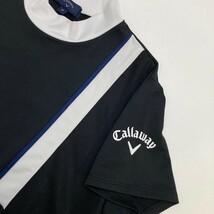 CALLAWAY キャロウェイ ハイネック 半袖 Tシャツ ブラック系 M [240101193081] ゴルフウェア レディース_画像3