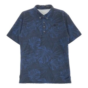 KAPPA GOLF Kappa Golf рубашка-поло с коротким рукавом botanikaru рисунок темно-синий серия LARGE [240101193026] Golf одежда мужской 