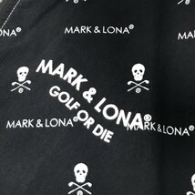MARK&LONA マークアンドロナ 2023年モデル ジップパーカー スカル総柄 ブラック系 48 [240101189601] ゴルフウェア メンズ_画像4