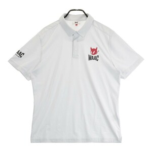 WAAC ワック 半袖ポロシャツ ホワイト系 3 [240101195040] ゴルフウェア メンズ