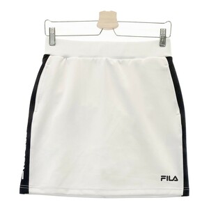 FILA GOLF フィラゴルフ スウェット ストレッチスカート ホワイト系 L [240101195440] ゴルフウェア レディース