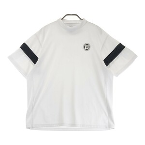 BRIEFING GOLF ブリーフィング 2023年モデル ハイネック 半袖Tシャツ ホワイト系 L [240101188081] ゴルフウェア メンズ