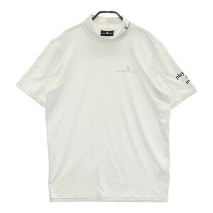 PSYCHO BUNNY サイコバニー ハイネック半袖Tシャツ ホワイト系 L [240101195029] ゴルフウェア メンズ