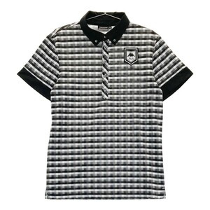 KAPPA GOLF Kappa Golf рубашка-поло с коротким рукавом в клетку серый серия L [240101195522] Golf одежда мужской 