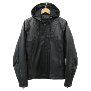 [1 jpy ]KADOYA Kadoya leather jacket U-SCR black group L [240101178008]