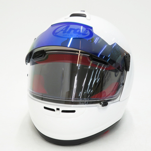 【1円】ARAI アライ ヘルメット HR-X ホワイト系 59.60cm [240101179848]