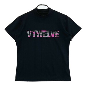 V12 ヴィトゥエルブ ハイネック 半袖Tシャツ ブラック系 2 [240101196419] ゴルフウェア メンズ