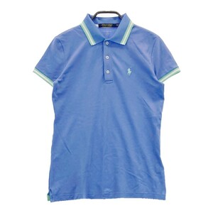 POLO GOLF ポロゴルフ 半袖ポロシャツ ブルー系 XS [240101195575] ゴルフウェア レディース