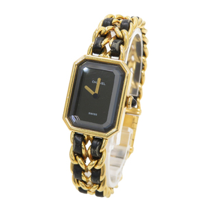 [1 иен ]CHANEL Chanel PLAQUE OR G 20M кварц наручные часы оттенок золота [240101003560]