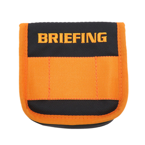 【1円】BRIEFING GOLF ブリーフィング 2022年モデル ヘッドカバー マレット型 オレンジ系 PT [240101158685]