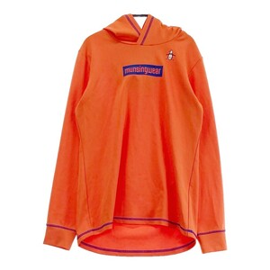 MUNSING WEAR マンシングウェア フード付 長袖Tシャツ オレンジ系 L [240101071946] ゴルフウェア レディース