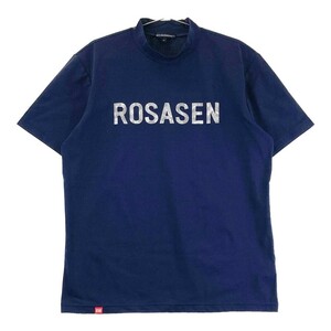 【1円】ROSASEN ロサーセン ハイネック 半袖Tシャツ ネイビー系 LL [240101085249] メンズ