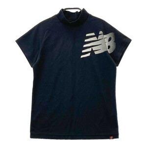 【1円】NEW BALANCE ニューバランス ハイネック 半袖Tシャツ ブラック系 2 [240101139673] レディース